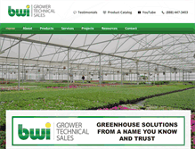 Tablet Screenshot of growertechnicalsales.com